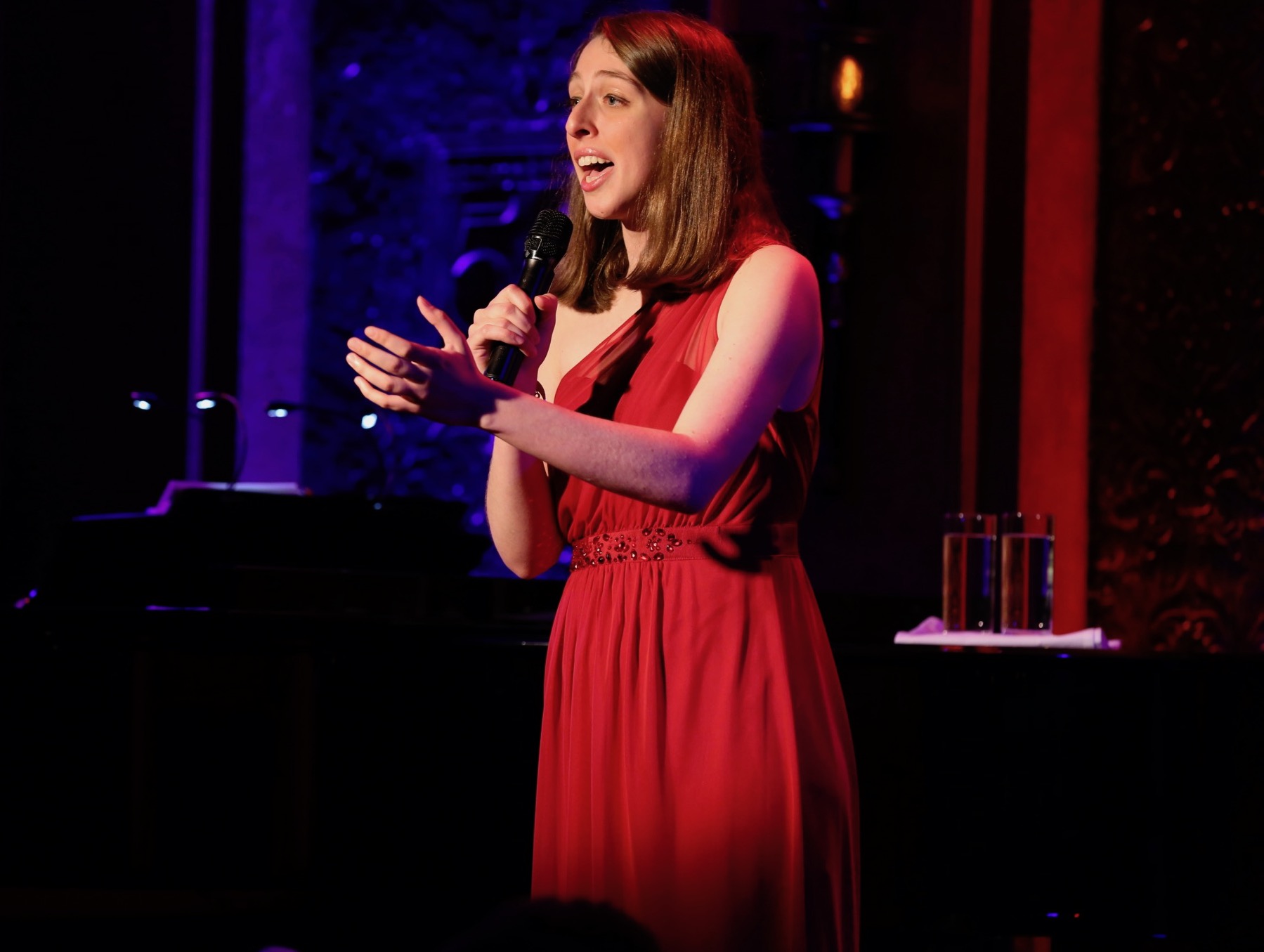 New York on Broadway Caberet Night by Katie Welsh